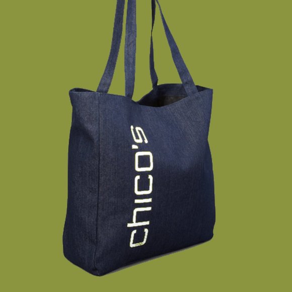 Chico's Denim Tote NWT - Picture 4 of 4